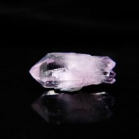 圖示-紫水晶柱狀單晶小晶體(Amethyst)