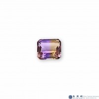 圖示-紫黃水晶裸石(Ametrine)