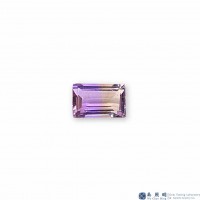 圖示-紫黃水晶裸石(Ametrine)