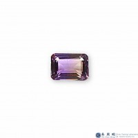 圖示-紫黃水晶裸石(Ametrine)