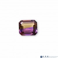 圖示-紫黃水晶裸石(Ametrine)