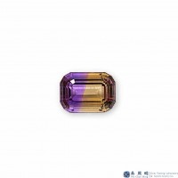 圖示-紫黃水晶裸石(Ametrine)