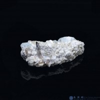 圖示-雪寶頂海藍寶晶體(Aquamarine)