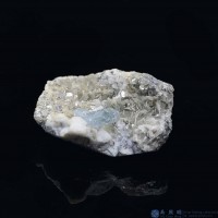 圖示-雪寶頂海藍寶晶體(Aquamarine)