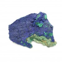 圖示-藍銅礦晶體（Azurite）