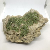 圖示-翠榴石晶體(Demantoid Garnet)