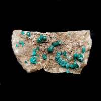 圖示-翠銅礦(Dioptase)