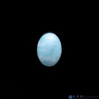 圖示-異極礦蛋面(Hemimorphite)