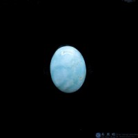 圖示-異極礦蛋面(Hemimorphite)