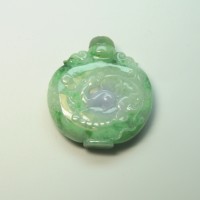 圖示-翡翠把件/春彩鼻煙壺(Jadeite)