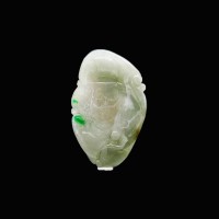 圖示-翡翠/觀音油青冰種吊墜(Jadeite Pendant)