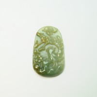 圖示-翡翠三彩吊墜(Jadeite)