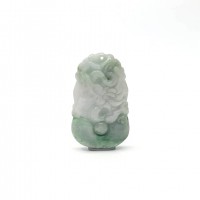 圖示-翡翠/祥龍獻瑞吊墜(Jadeite Pendant)