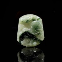 圖示-翡翠/豬事大吉冰種吊墜(Jadeite)