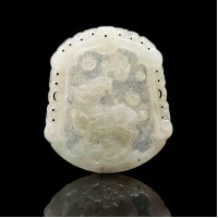 圖示-翡翠/揚眉吐氣玻璃種吊墜(Jadeite Pendant)