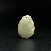 圖示-翡翠玻璃種/如意吊墜(Jadeite Pendant)