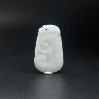 圖示-翡翠紫羅蘭/如意吊墜(Jadeite Pendant)