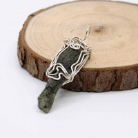 圖示-捷克隕石吊墜(Moldavite Pendant)