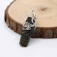 圖示-捷克隕石吊墜(Moldavite Pendant)