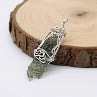 圖示-捷克隕石吊墜(Moldavite Pendant)