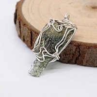 圖示-捷克隕石吊墜(Moldavite Pendant)