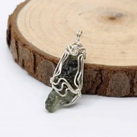 圖示-捷克隕石吊墜(Moldavite Pendant)