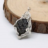 圖示-捷克隕石吊墜(Moldavite Pendant)