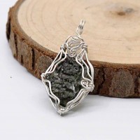 圖示-捷克隕石吊墜(Moldavite Pendant)