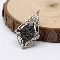 圖示-捷克隕石吊墜(Moldavite Pendant)