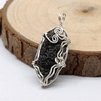 圖示-捷克隕石吊墜(Moldavite Pendant)