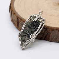 圖示-捷克隕石吊墜(Moldavite Pendant)