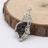 圖示-捷克隕石吊墜(Moldavite Pendant)