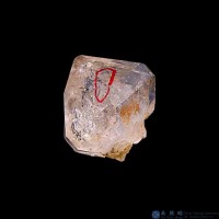 圖示-黃泥水膽骸骨水晶(Skeletal Quartz)