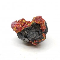 圖示-雌雄黃晶體(Realgar & Orpiment)