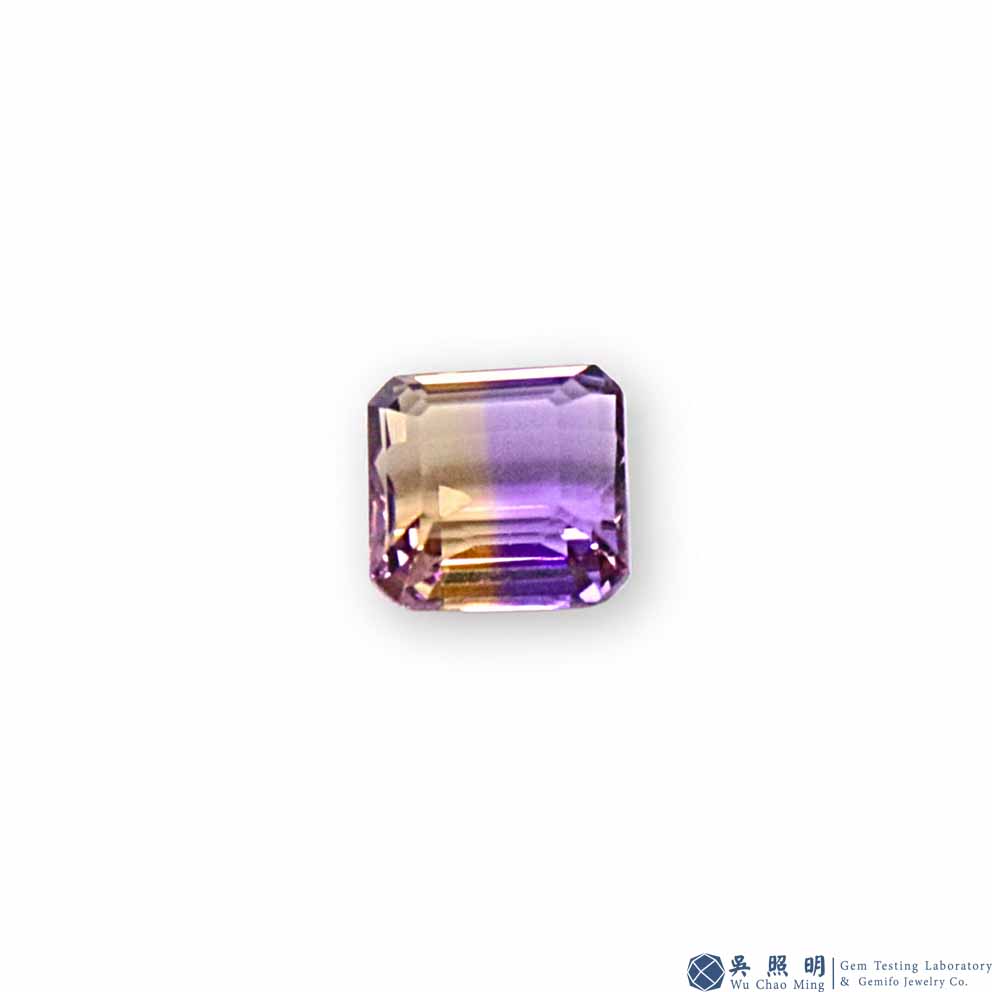 圖示-紫黃水晶裸石(Ametrine)