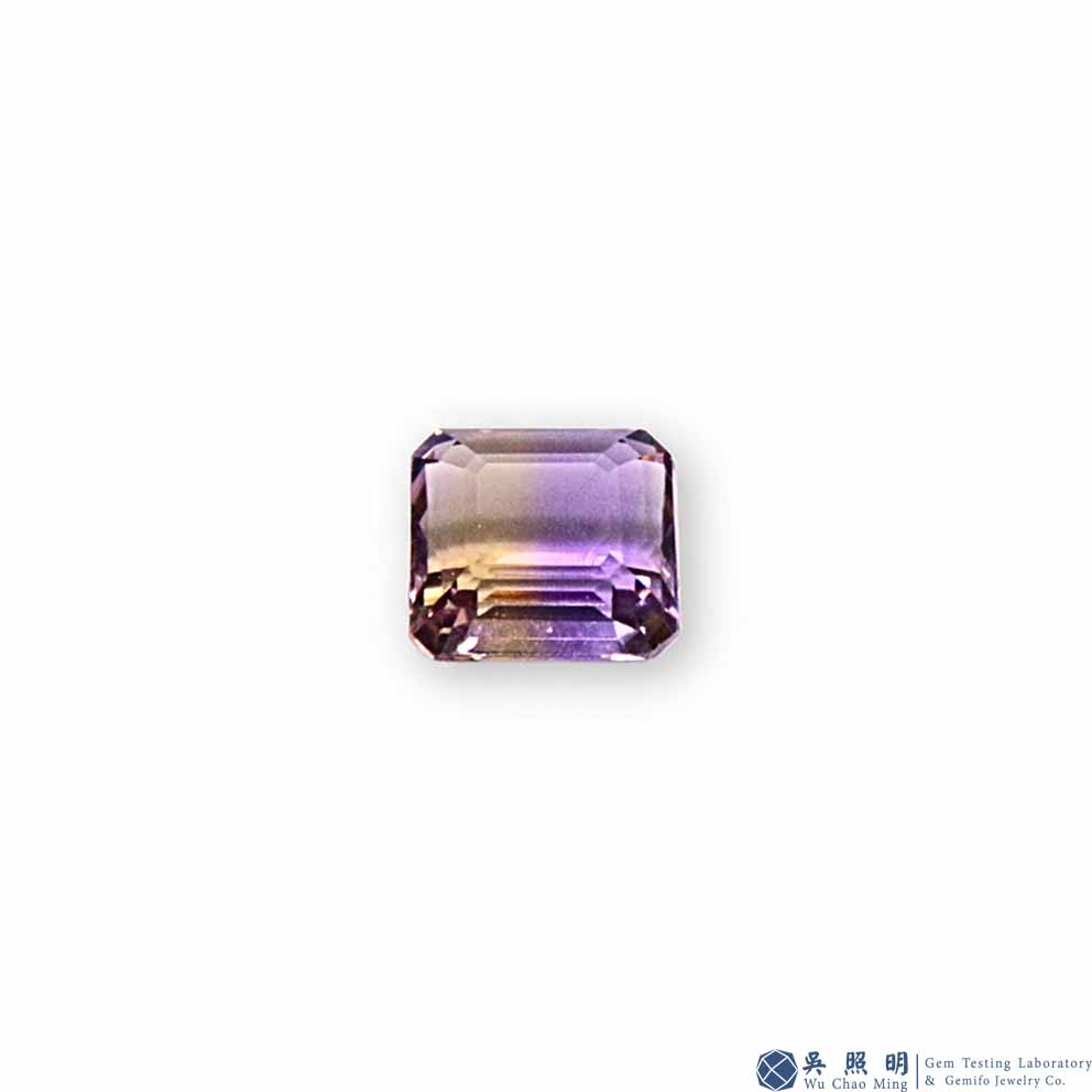 圖示-紫黃水晶裸石(Ametrine)