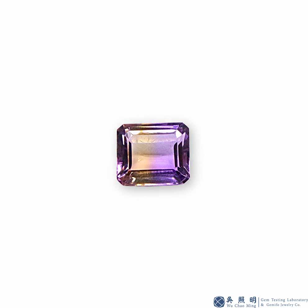 圖示-紫黃水晶裸石(Ametrine)