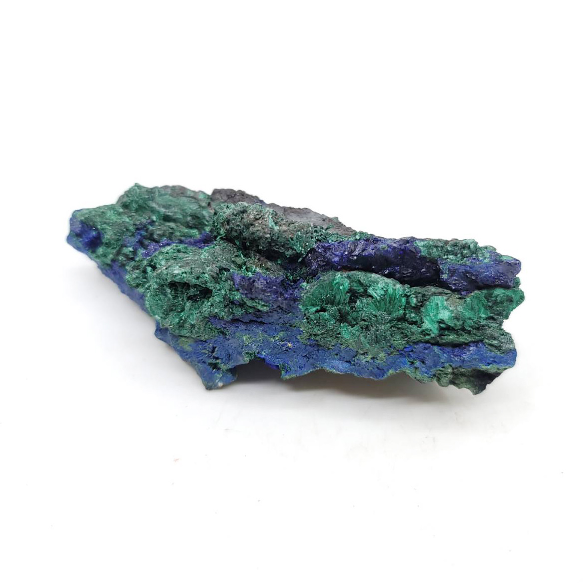 圖示-藍銅礦晶體（Azurite）