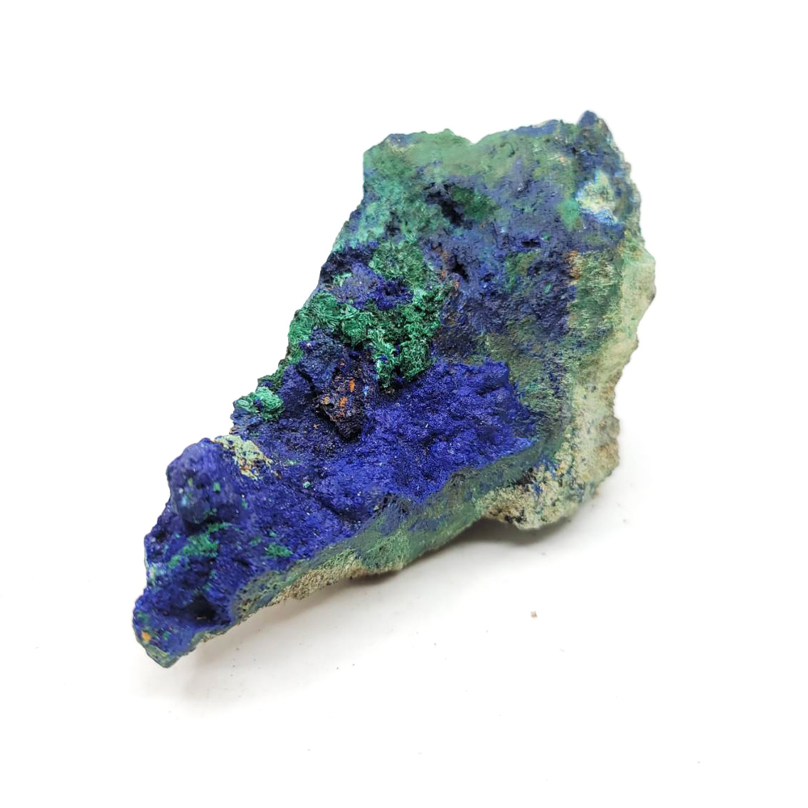 圖示-藍銅礦晶體（Azurite）