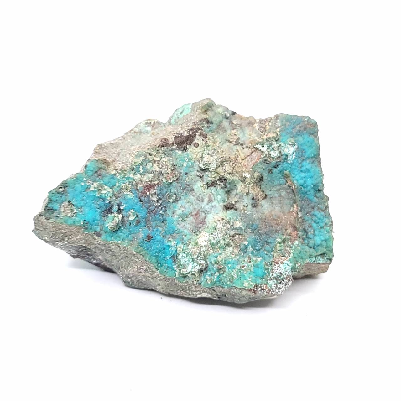 圖示-矽孔雀石原石(Chrysocolla)