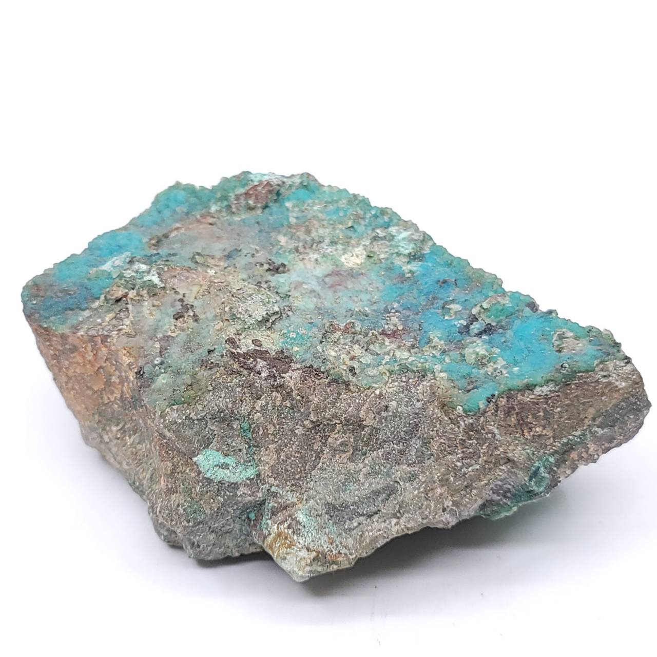 圖示-矽孔雀石原石(Chrysocolla)