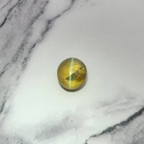 圖示-金綠貓眼裸石(Chrysoberyl cat’s eye)