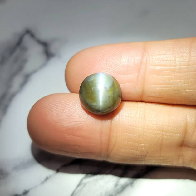 圖示-[需詢價]金綠貓眼裸石(Chrysoberyl cat’s eye)