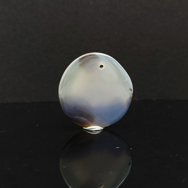 圖示-苔紋瑪瑙吊墜(Dendritic Agate)