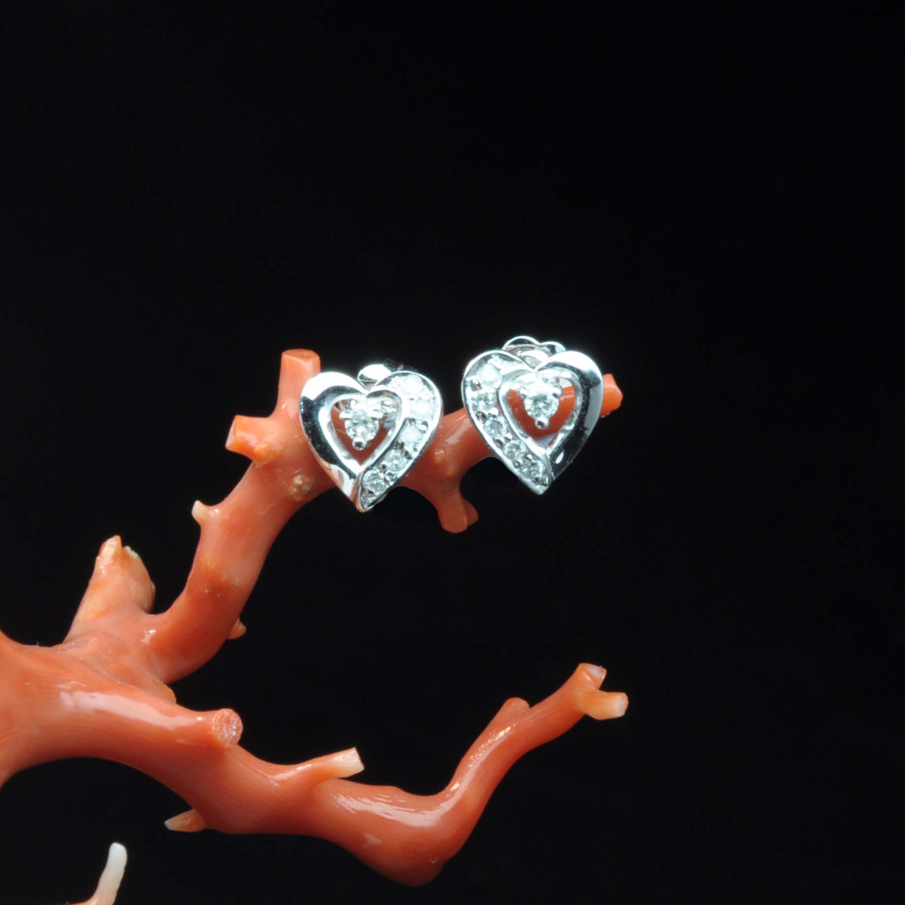 圖示-白K金鑽石耳環(Diamond Earrings)