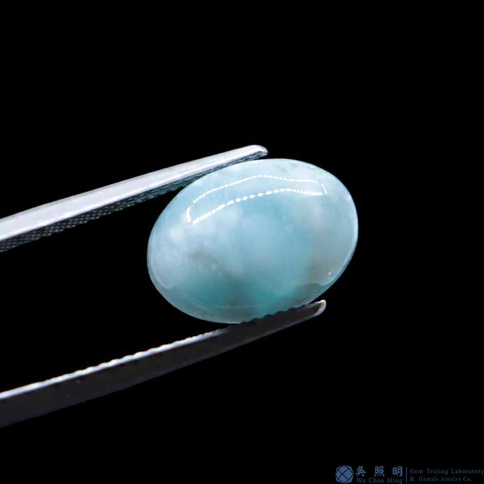 圖示-異極礦蛋面(Hemimorphite)