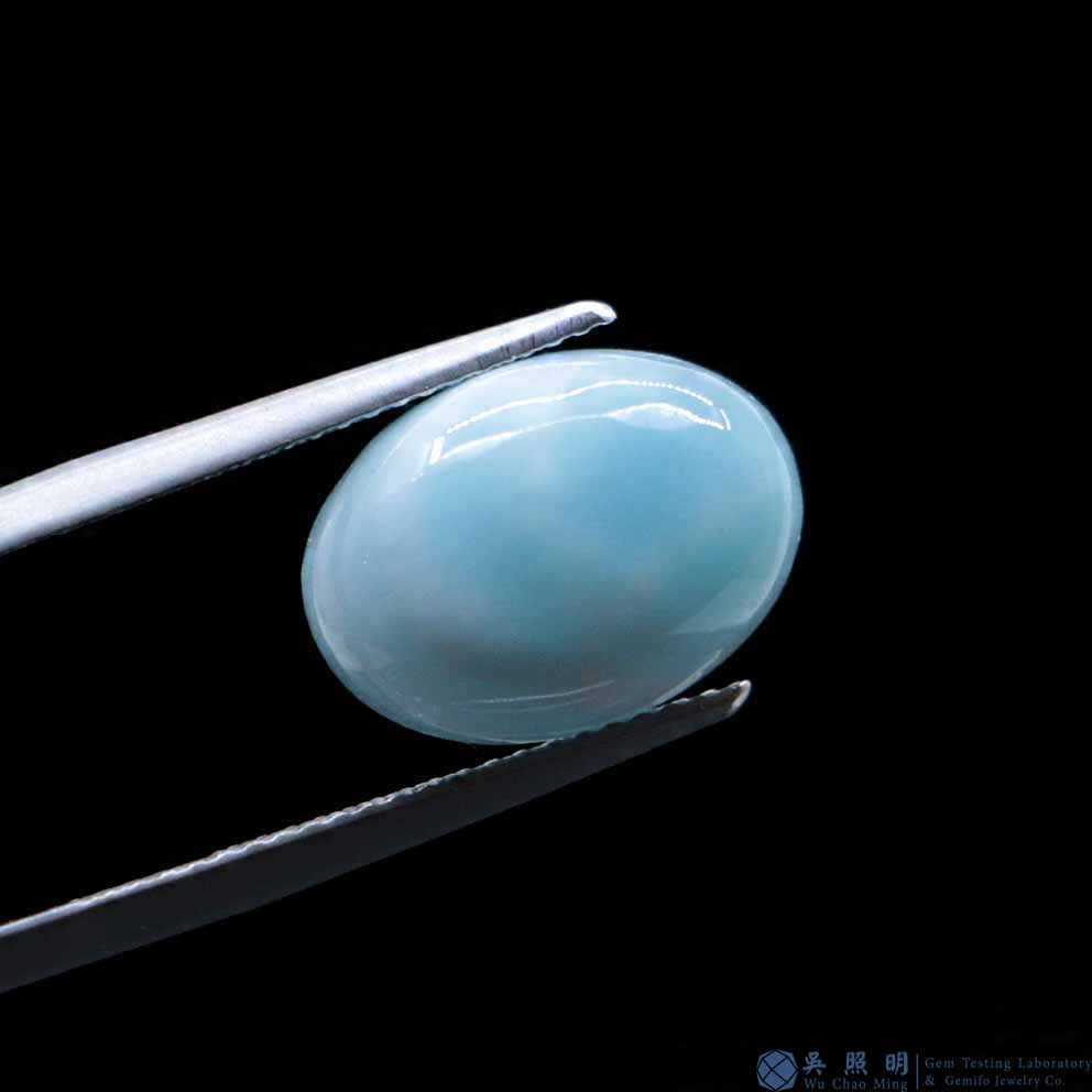 圖示-異極礦蛋面(Hemimorphite)