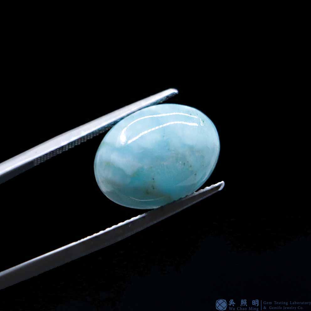 圖示-異極礦蛋面(Hemimorphite)