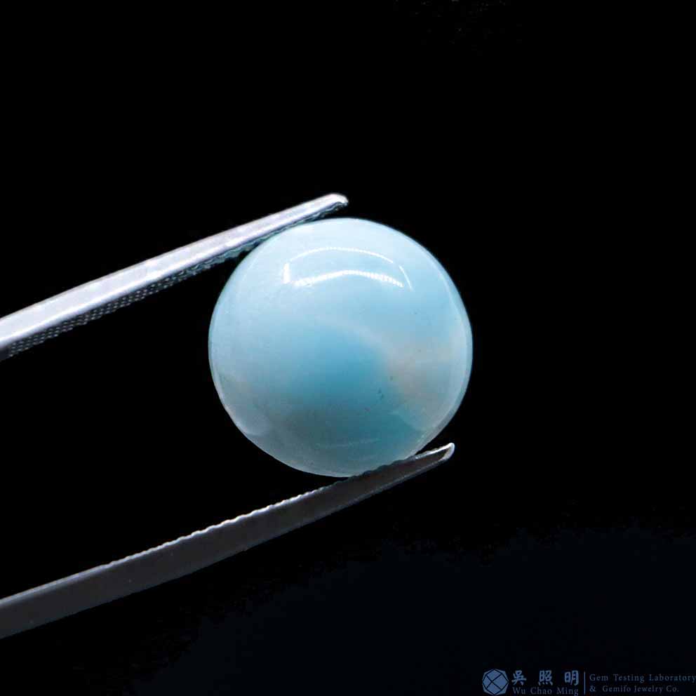 圖示-異極礦蛋面(Hemimorphite)
