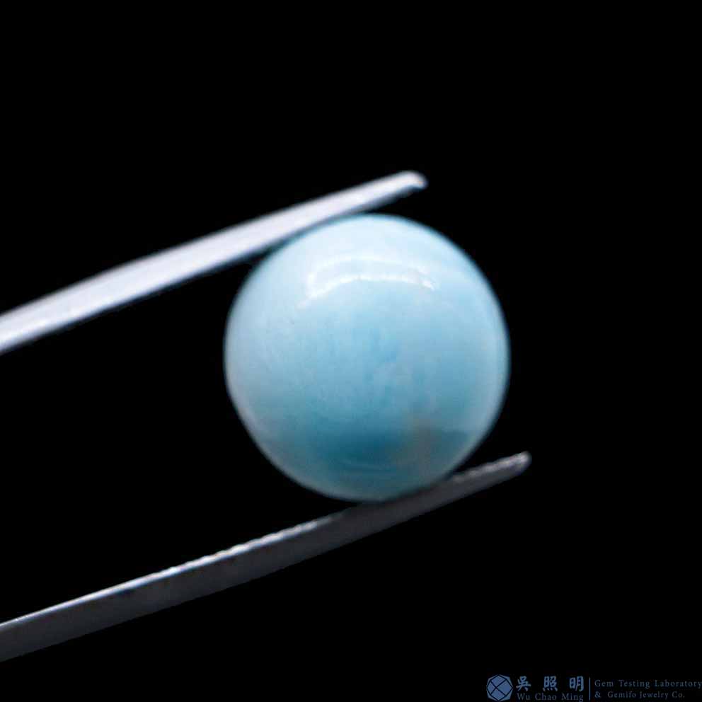 圖示-異極礦蛋面(Hemimorphite)